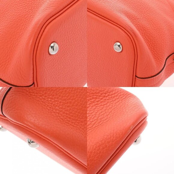 HERMES Bored 31 2WAY Orange poppy hand bag 800000133335000 - Picture 7 of 10